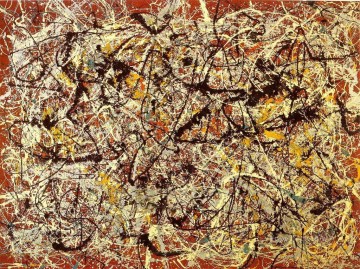 Jackson Pollock Painting - Mural on Indian red ground Jackson Pollock